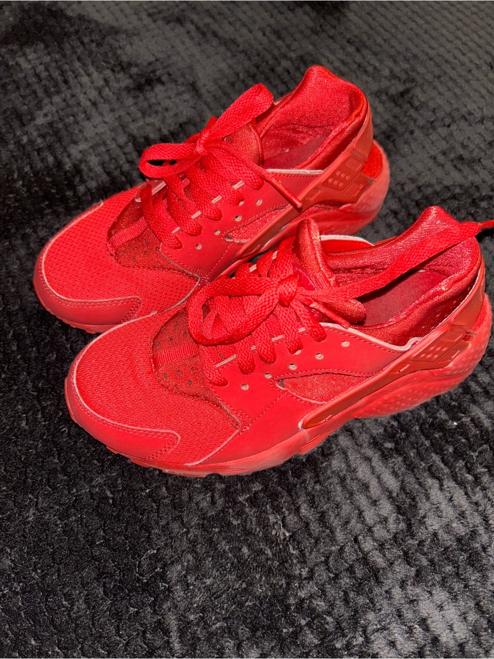 Red Nike Huaraches Sz 4.5